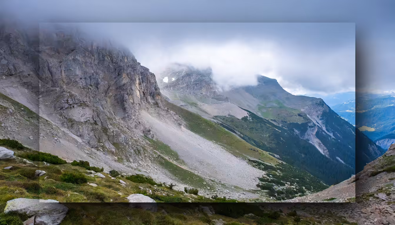 Mountains and Drop Shadows #5