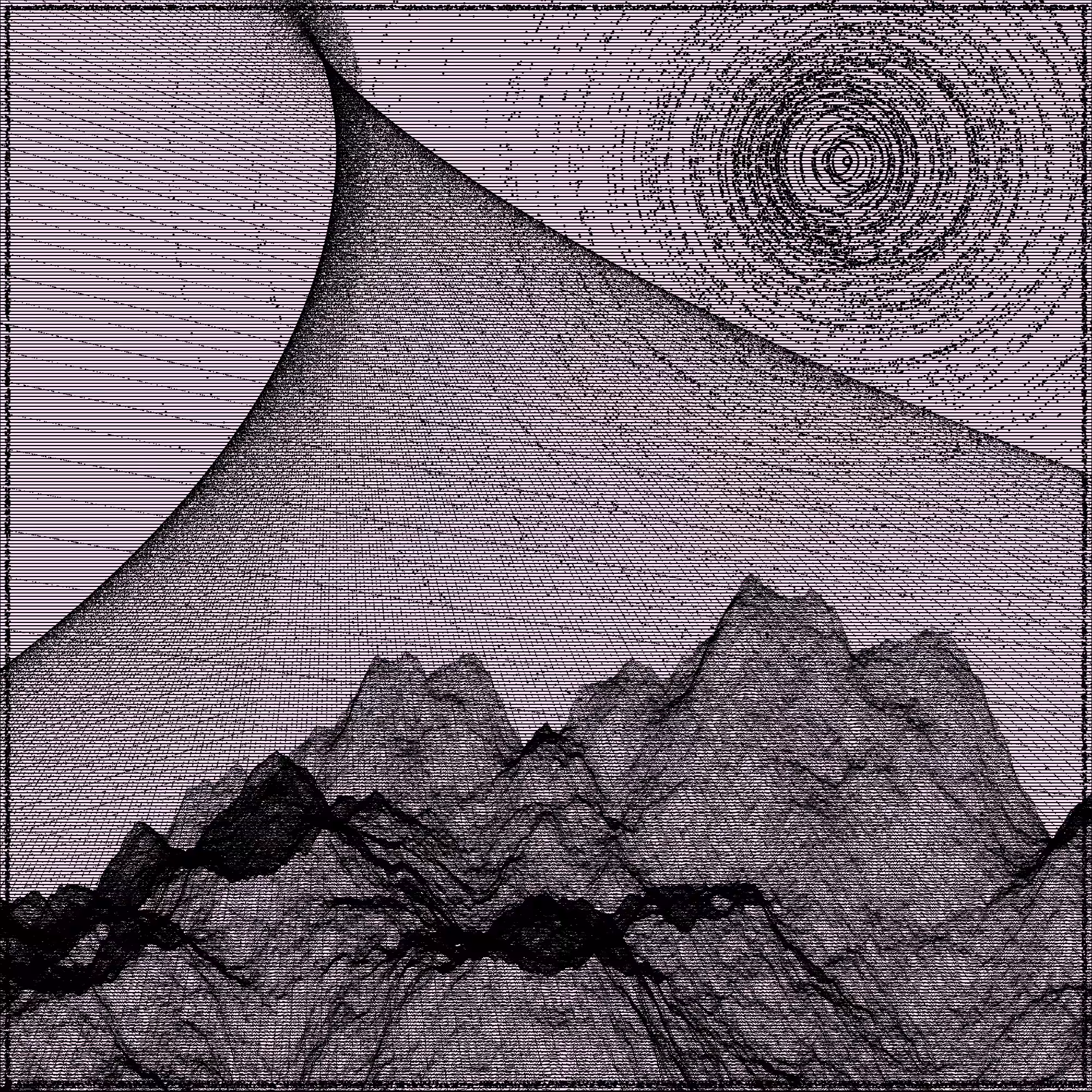 Surreal classic generative landscape #34