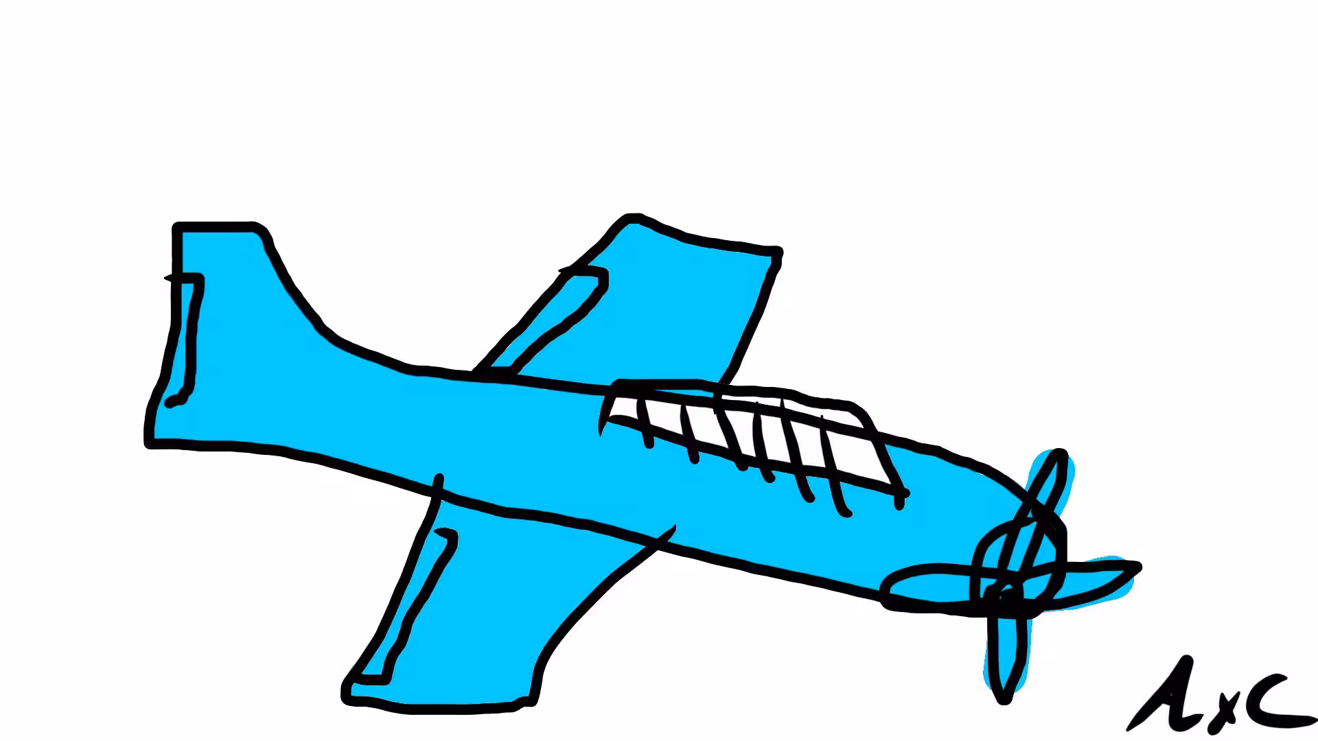 Doodle Plane 25