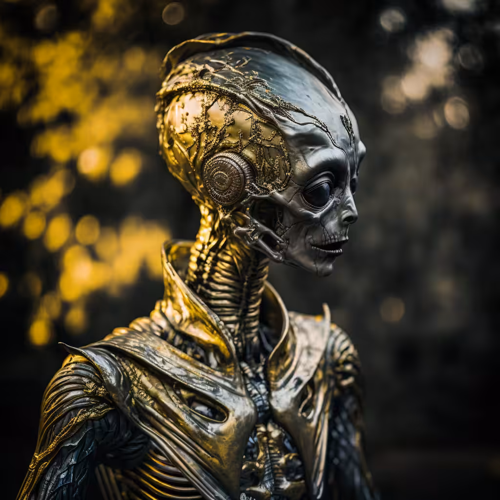 GOLD E.B.E. ALIEN