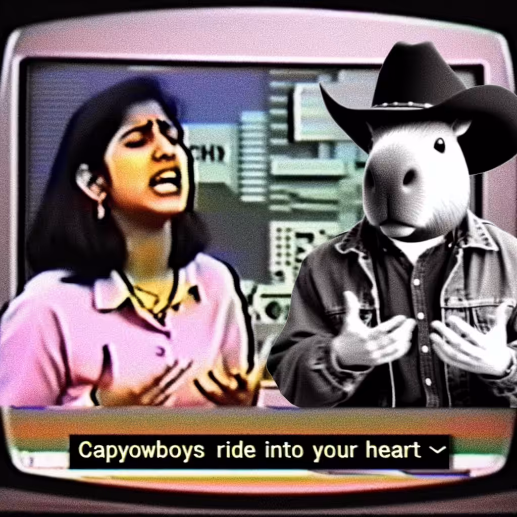 Capyowboys ride into your heart