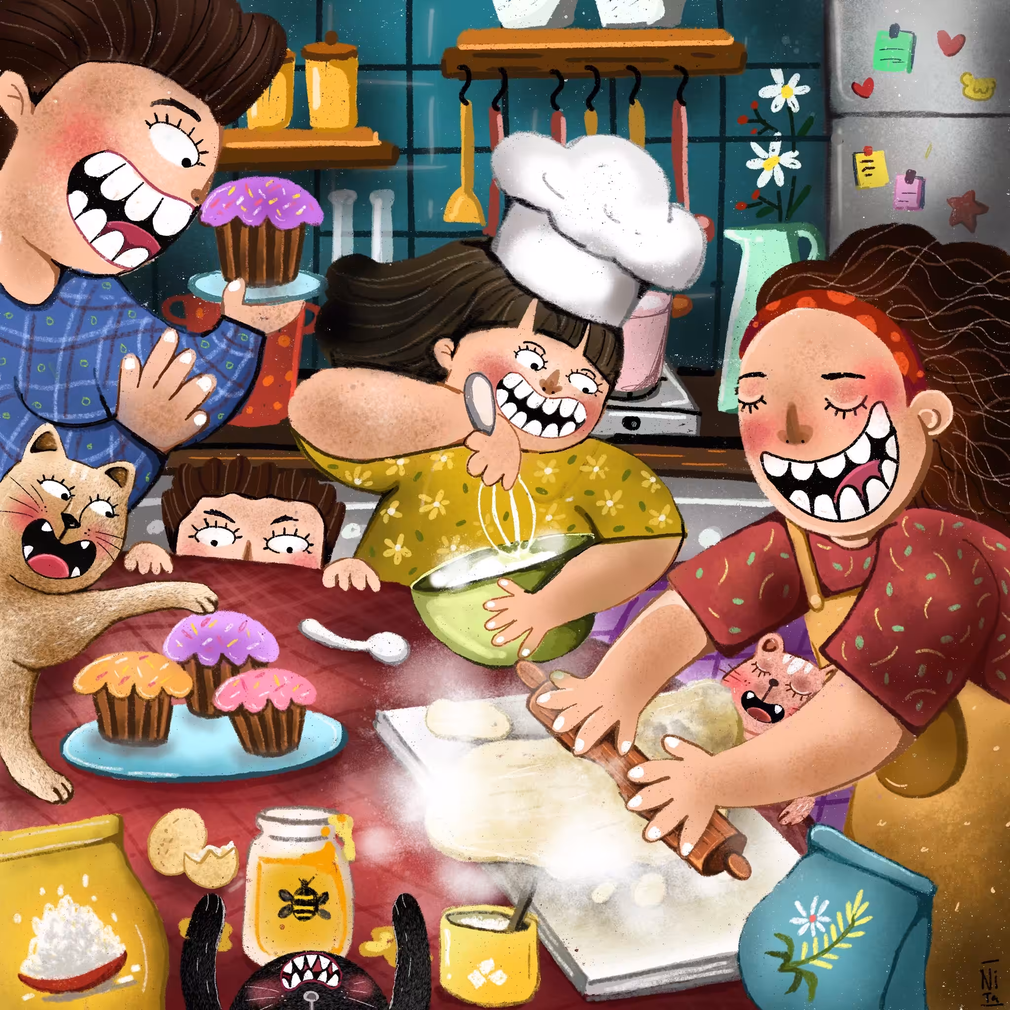 have fun making cakes