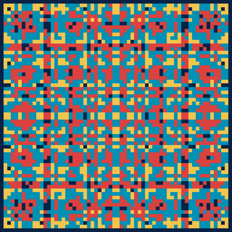Pixel Mandala #80