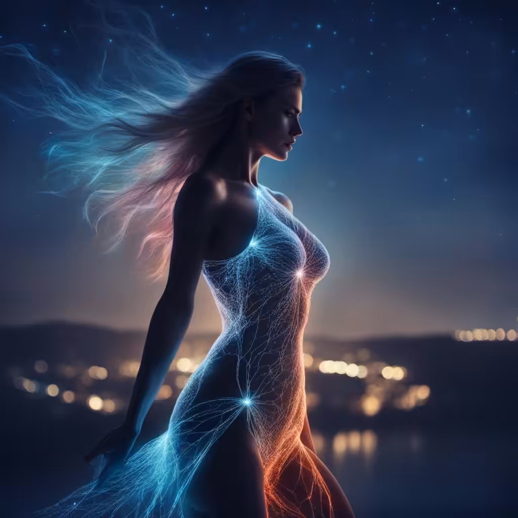 A woman of light
