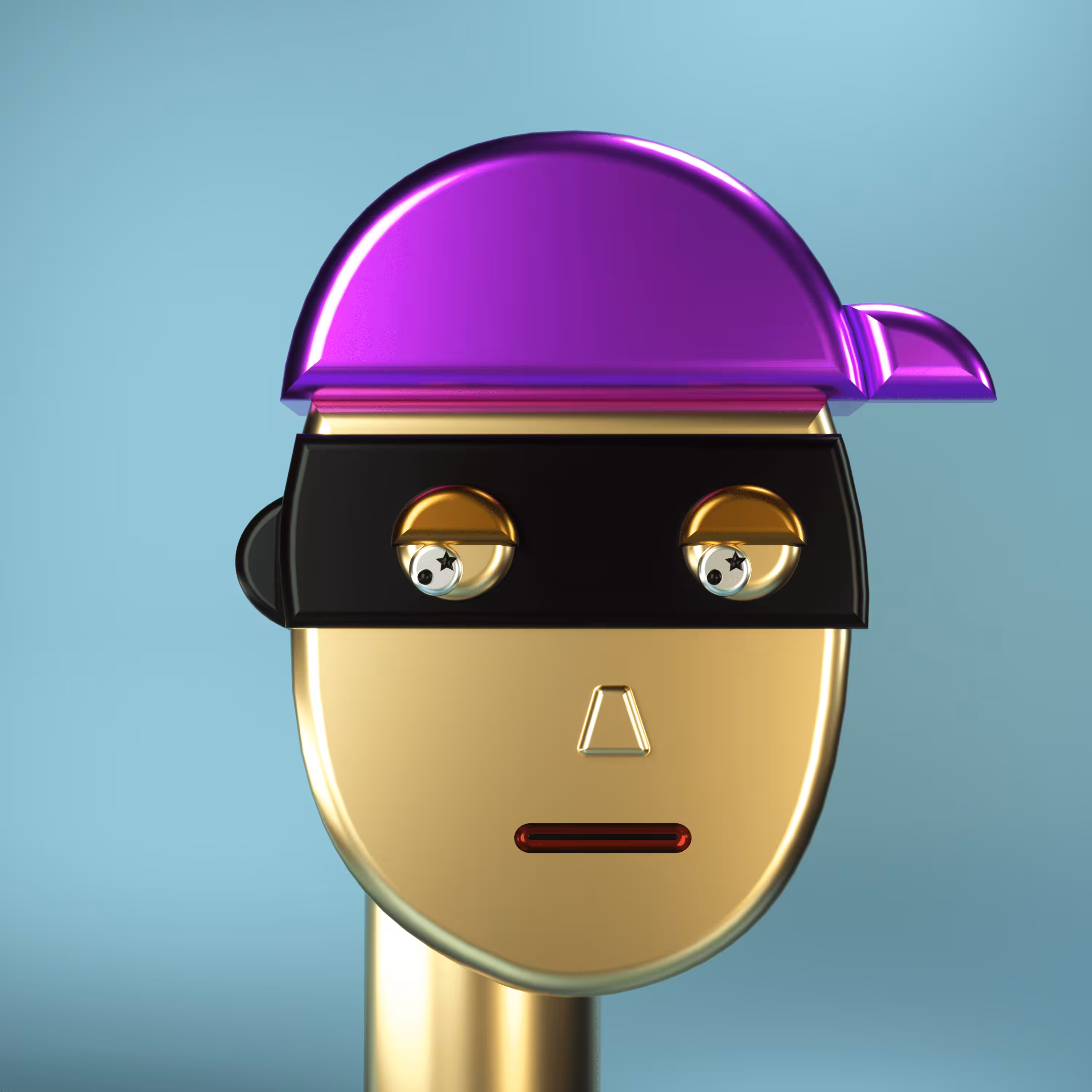 3D Chrome Punk #0018
