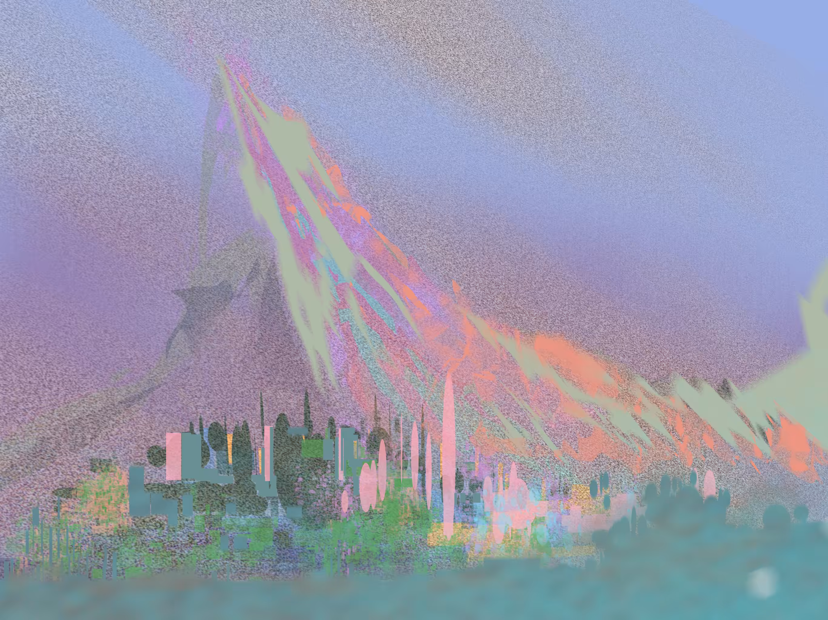 Raining house