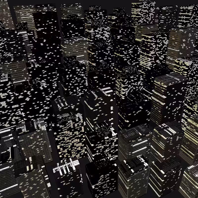 Night city glow #37