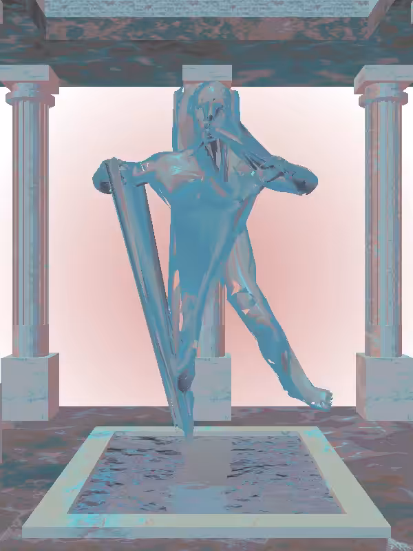 HeavenComputer: The Treading Water Blue Sky Man #7590