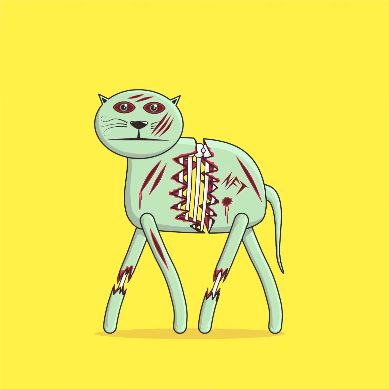 La La Cat_Zombie Cat_#8