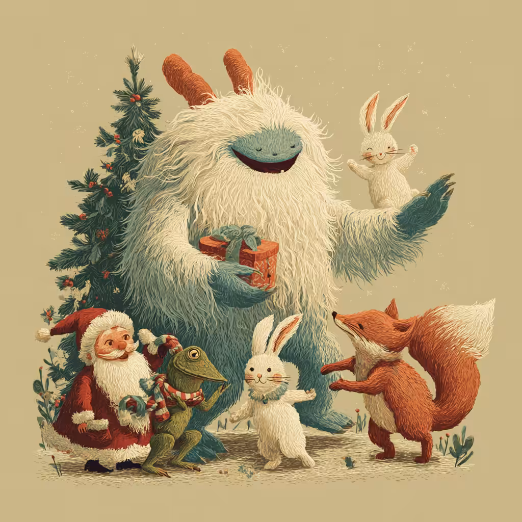 Didoo and Santa Claus