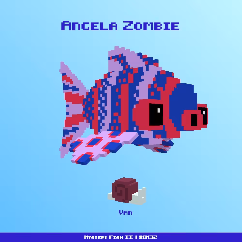Angela Zombie :: Mystery Fish 0132/1000