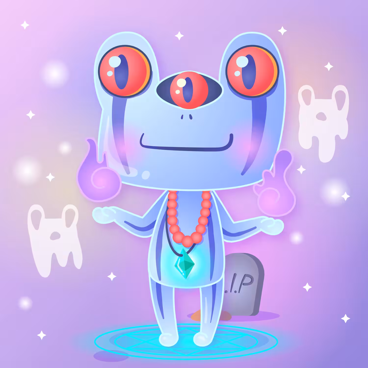 Twinkly Monster Frogs #05