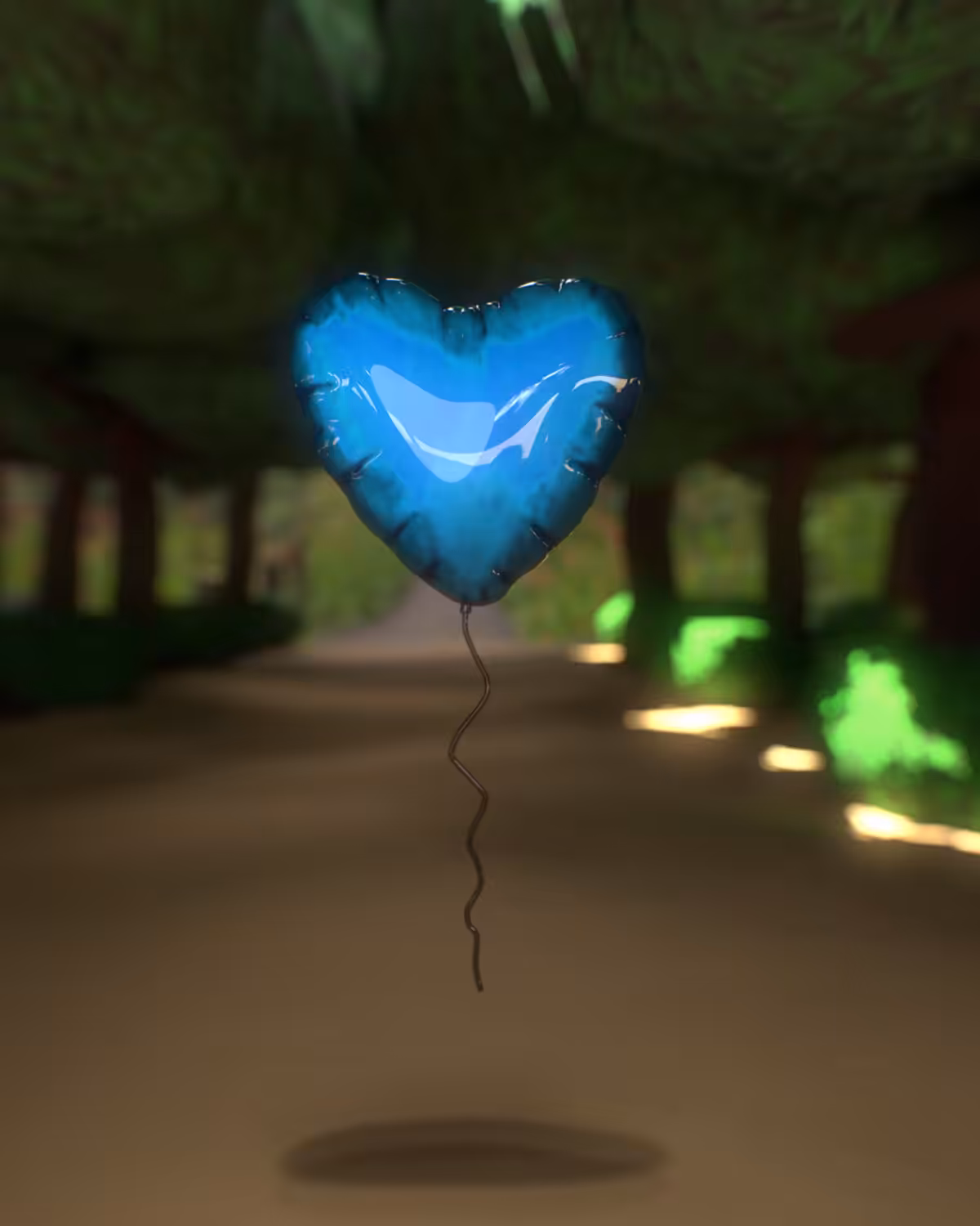 The Love Lane Blue Balloon