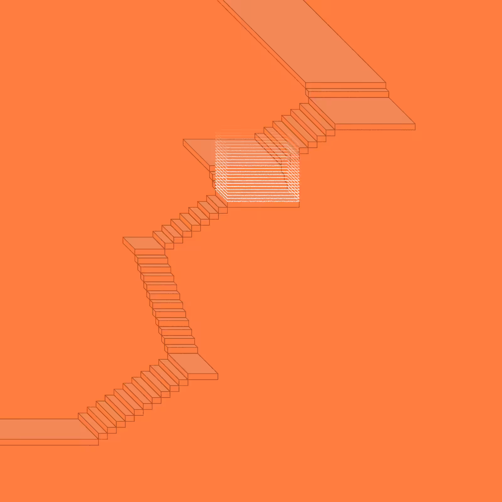 Stairs in a room #128