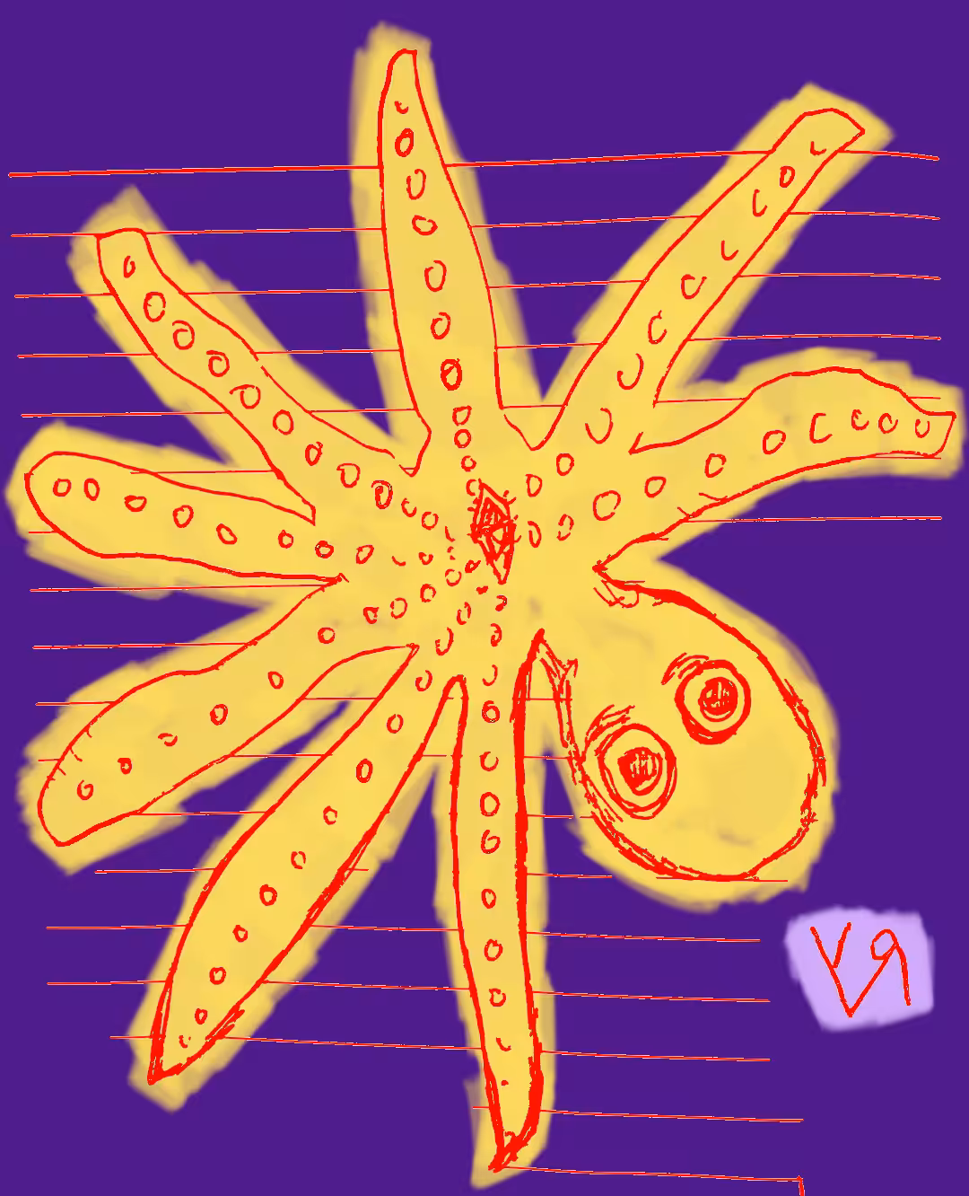 "Octopod (Variation)" by Richard F. Yates (Holy Fool)