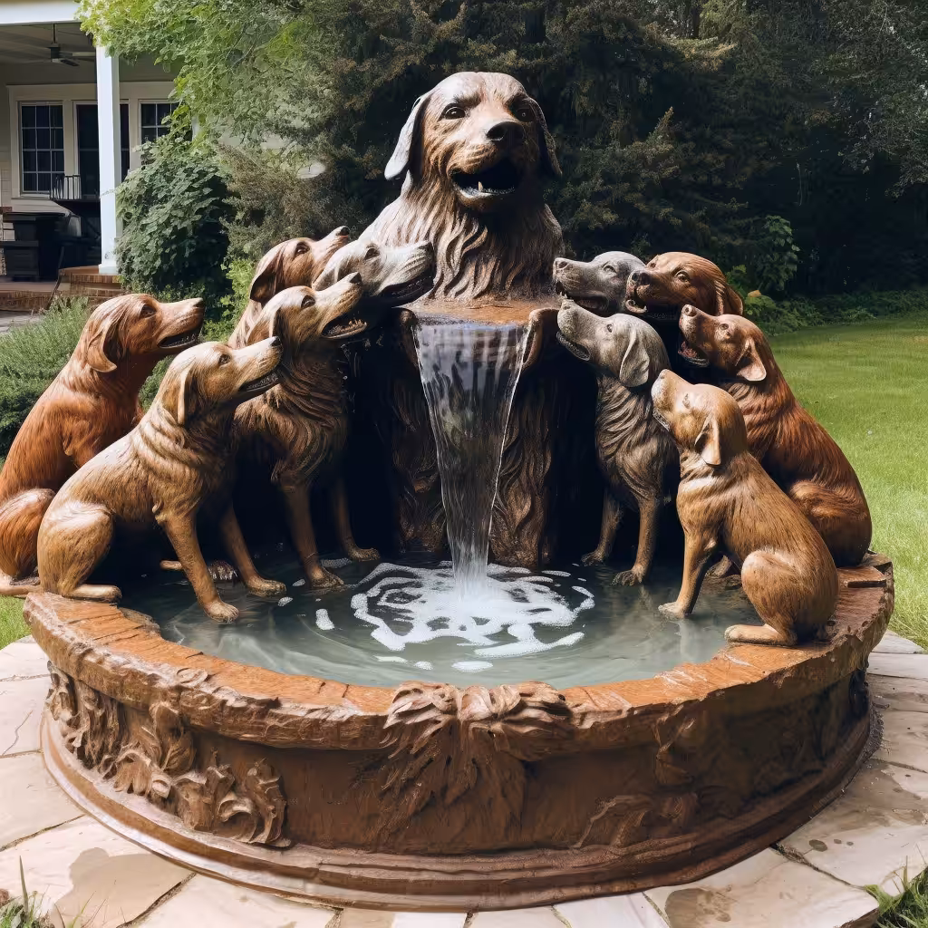 AI Dog Statue