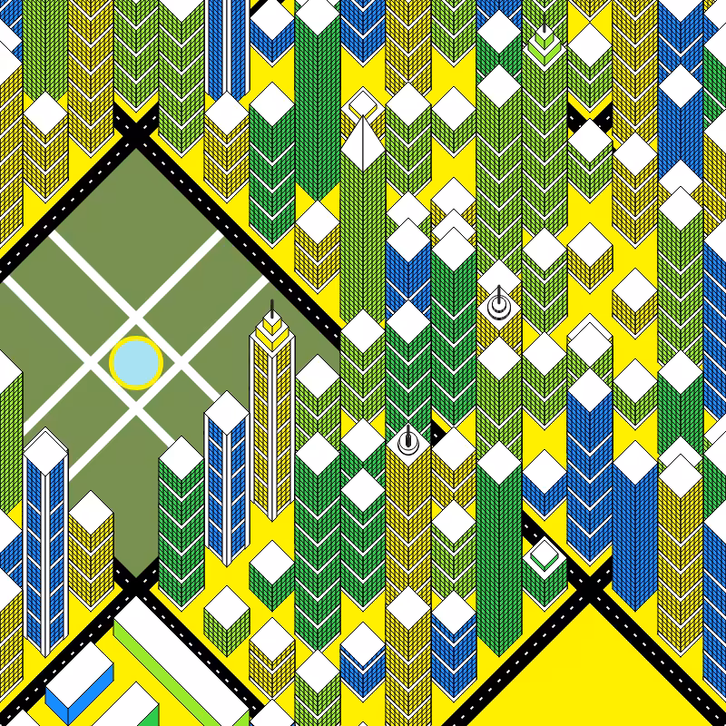 A City from Above #84