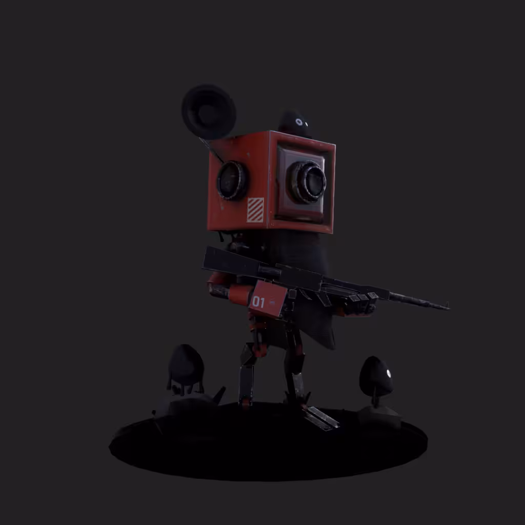 Robots and Something Cute #01