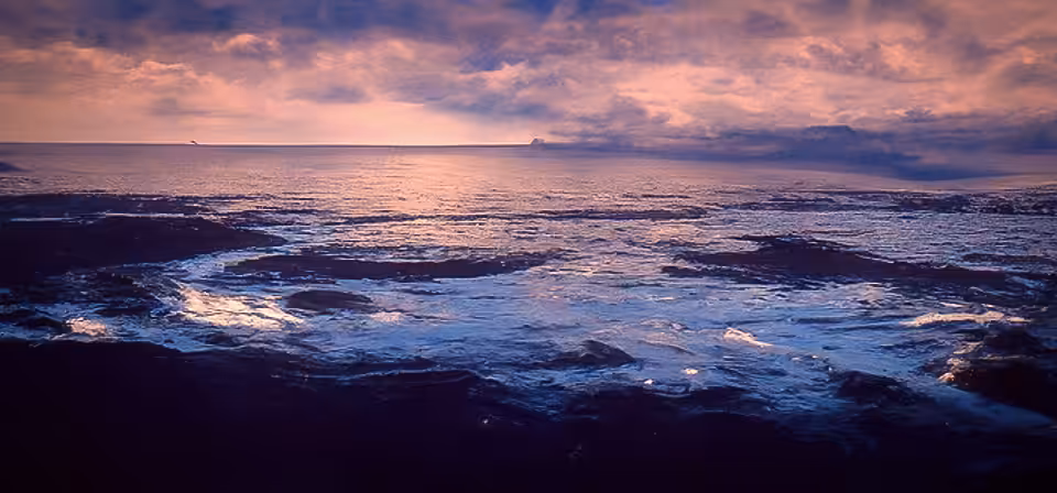 Dawn over the coastal pools