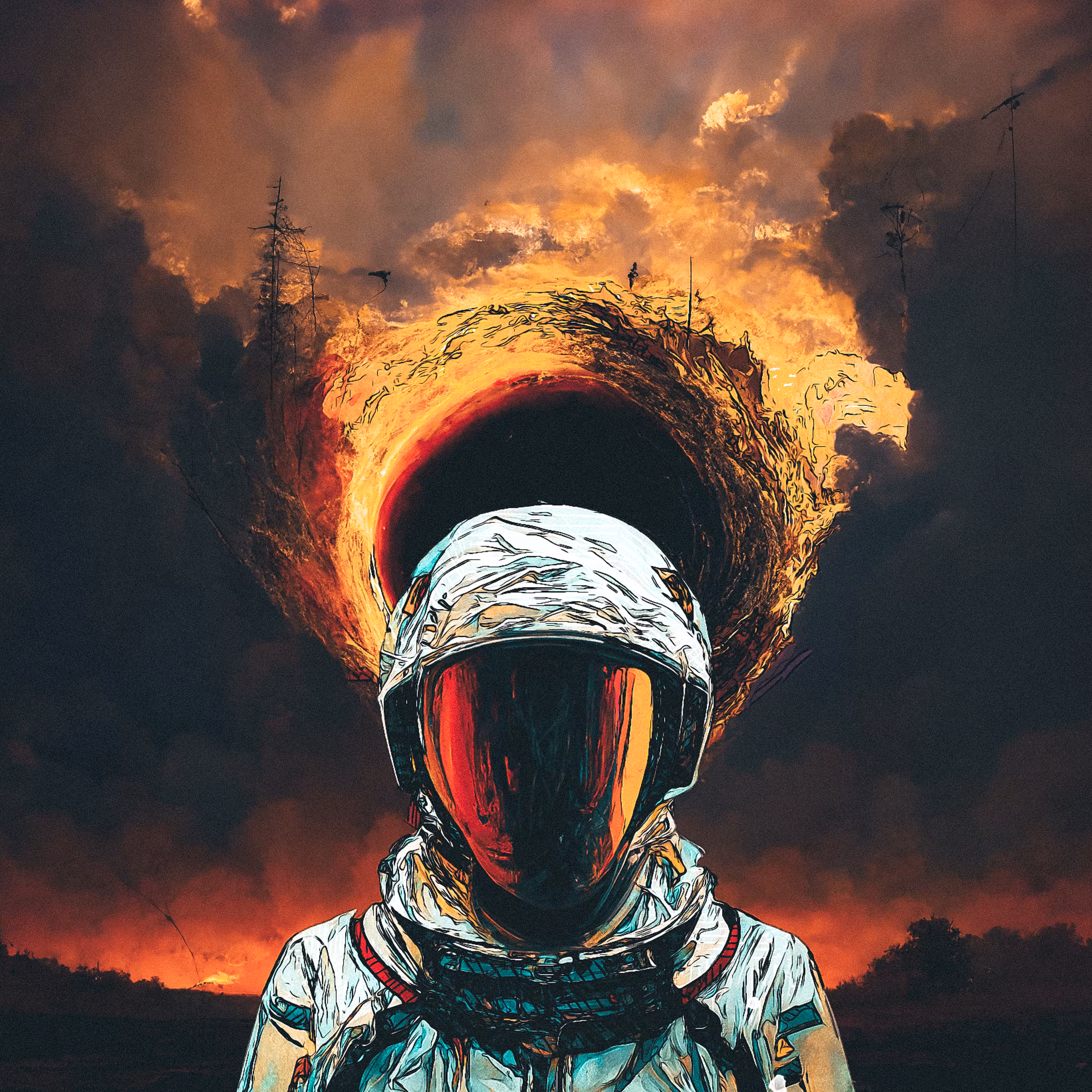  Earth Fall Into A Black Hole