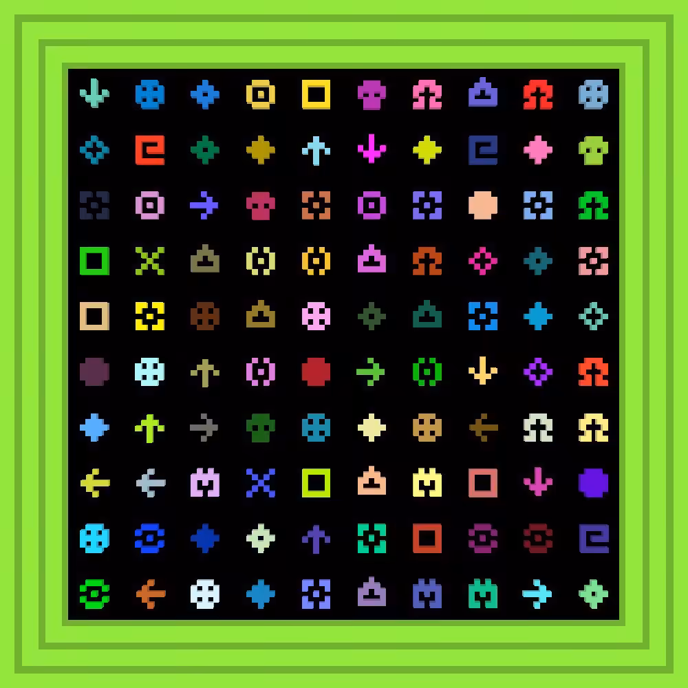 punkdoe :: Procedural Symbols #122/1000