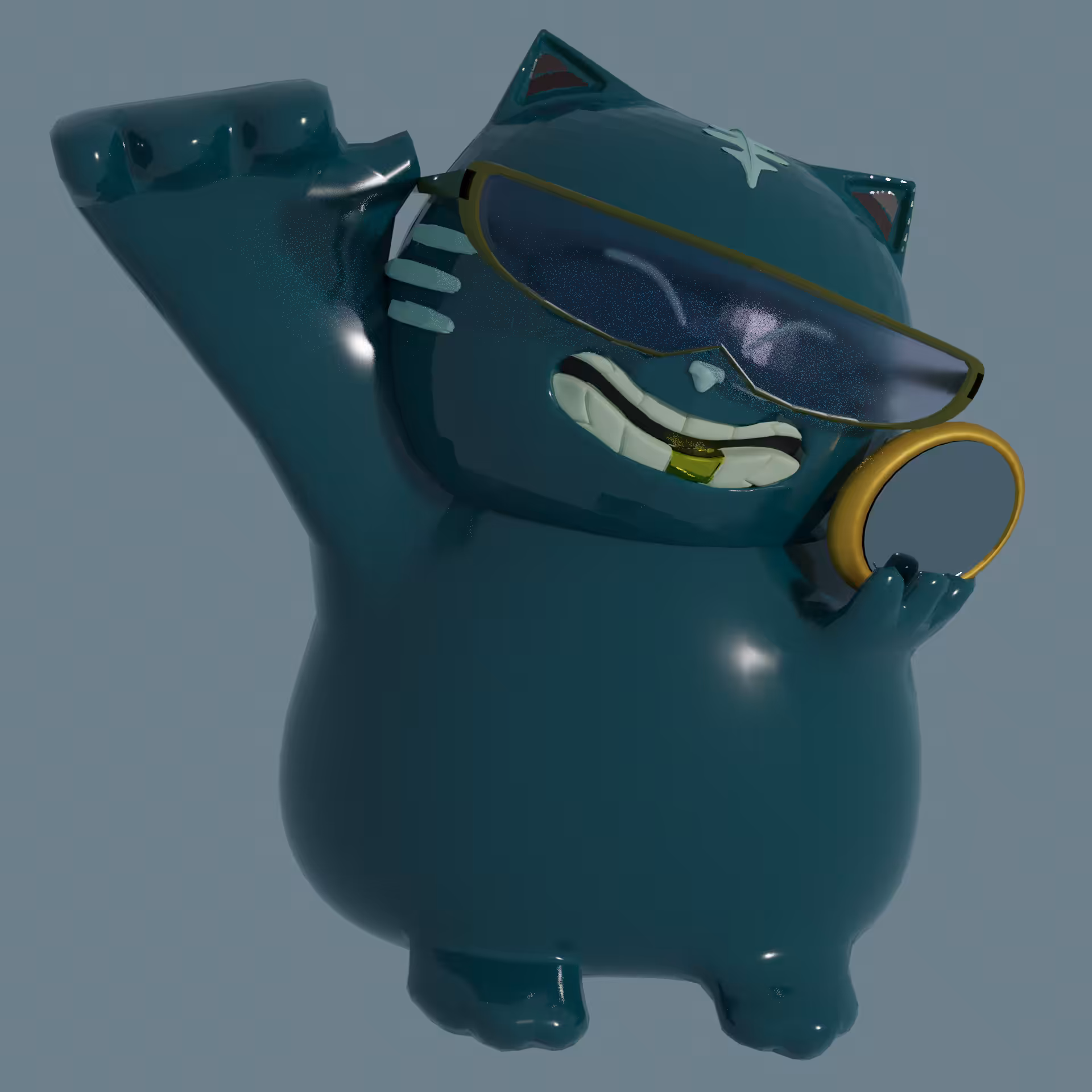 Lucky Rich Jazz Cat