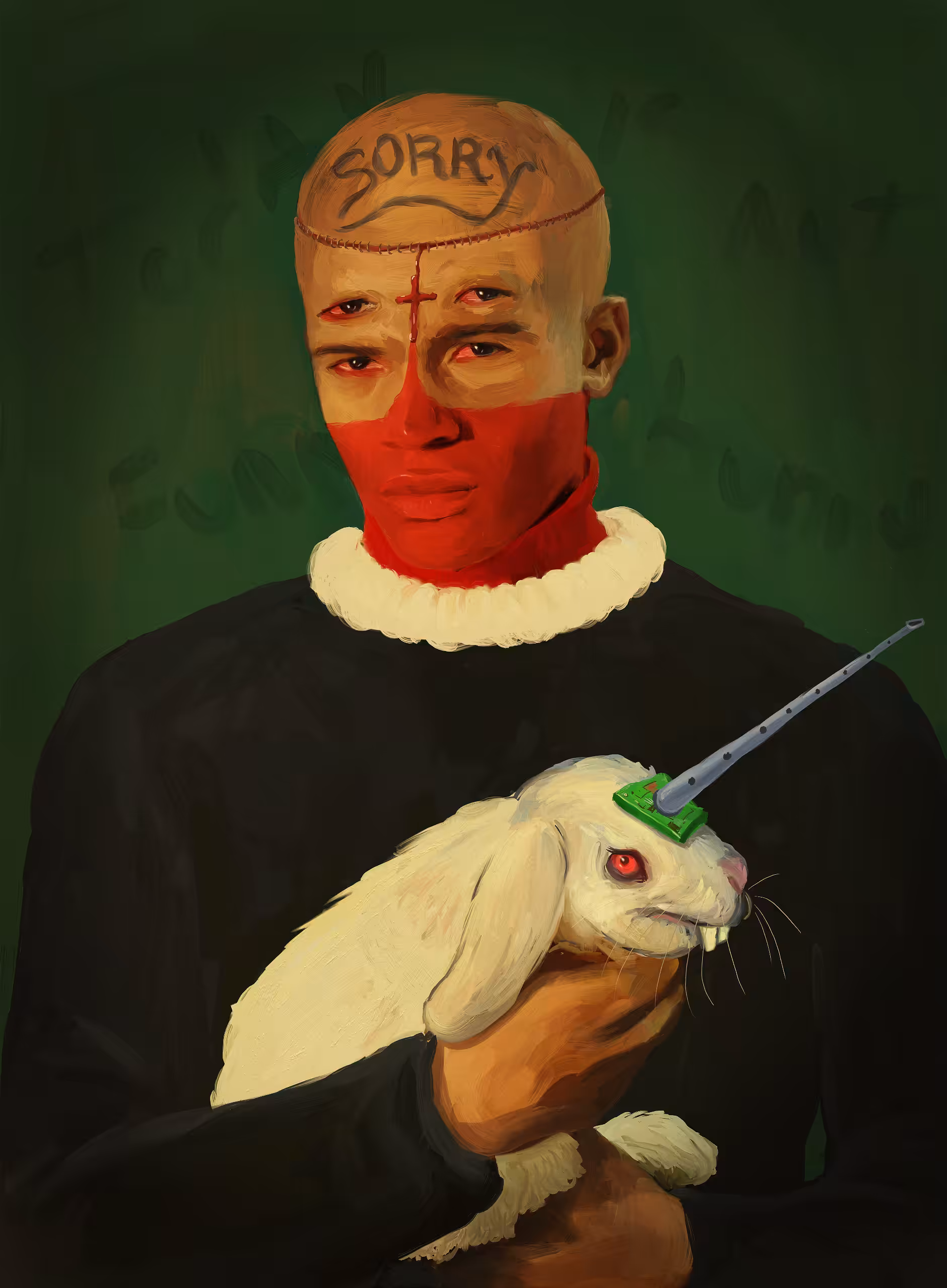 "Today is not a funny bunny"