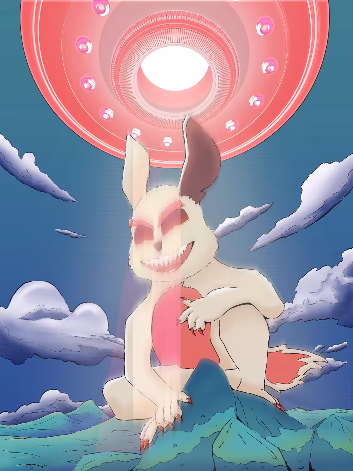 An unknown creature has arrived on an unknown planet