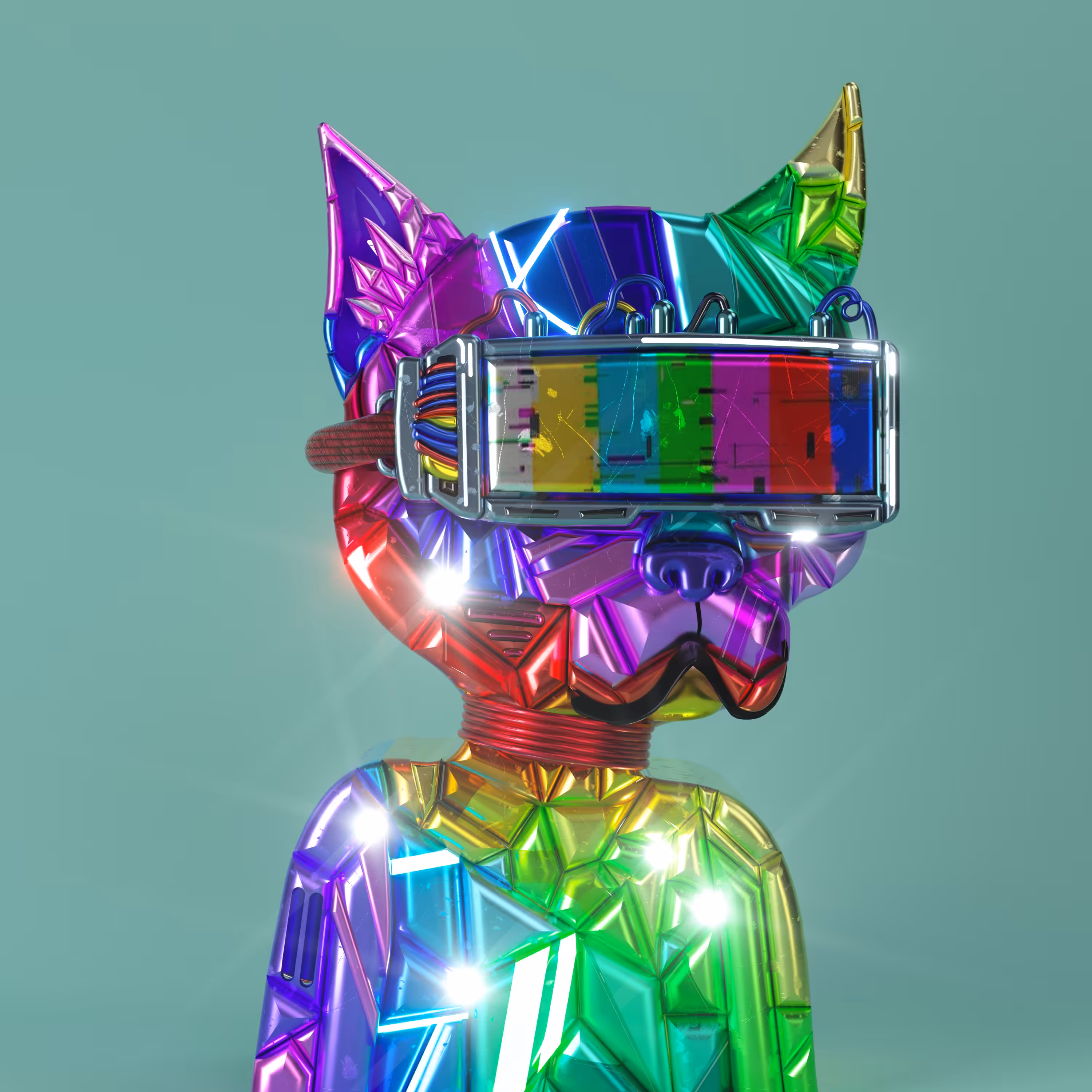 my gang 3D - 3D Gutter Cat Gang DNA Clone III