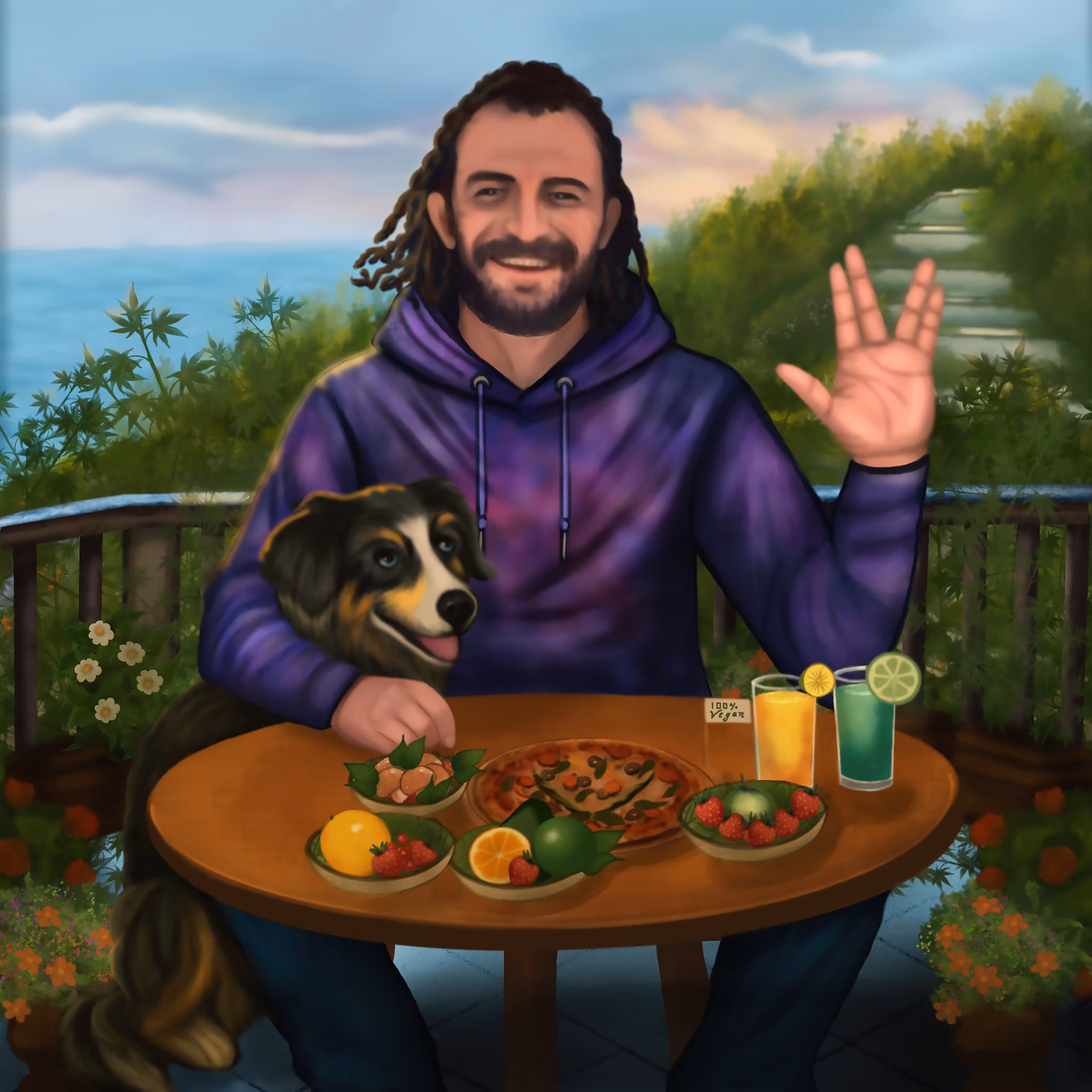 Vegan Food, Chill Mood