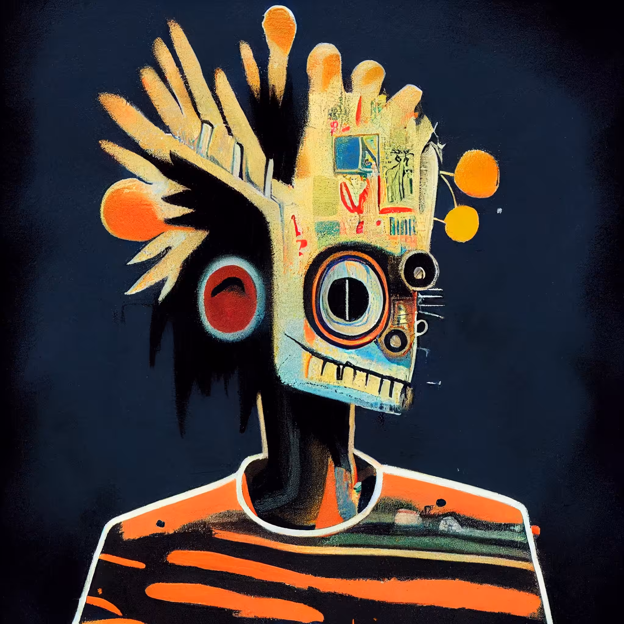 Basquiat Little Creatures: Little Creature #00453