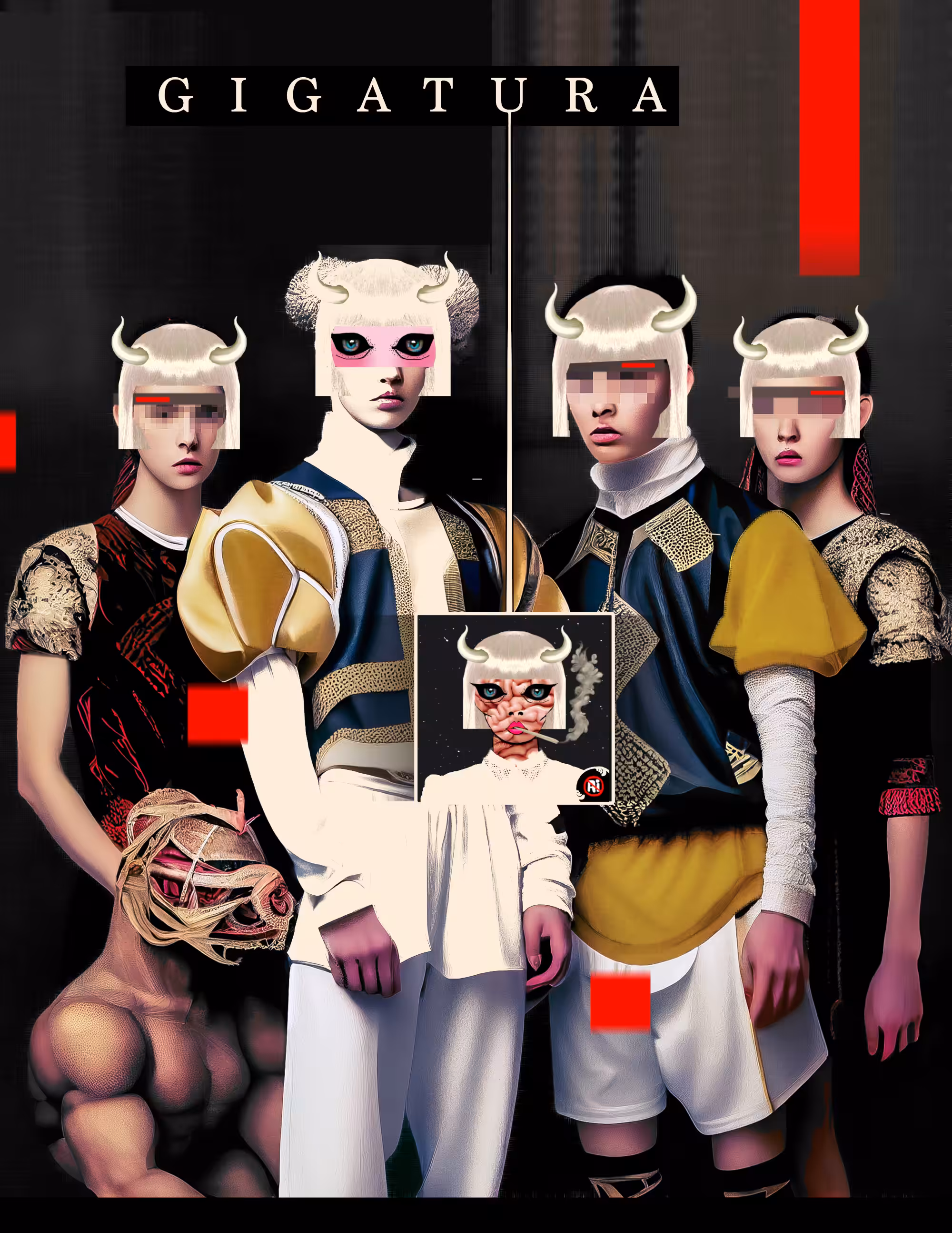 Gigatura Propaganda: Blondes Against Ai