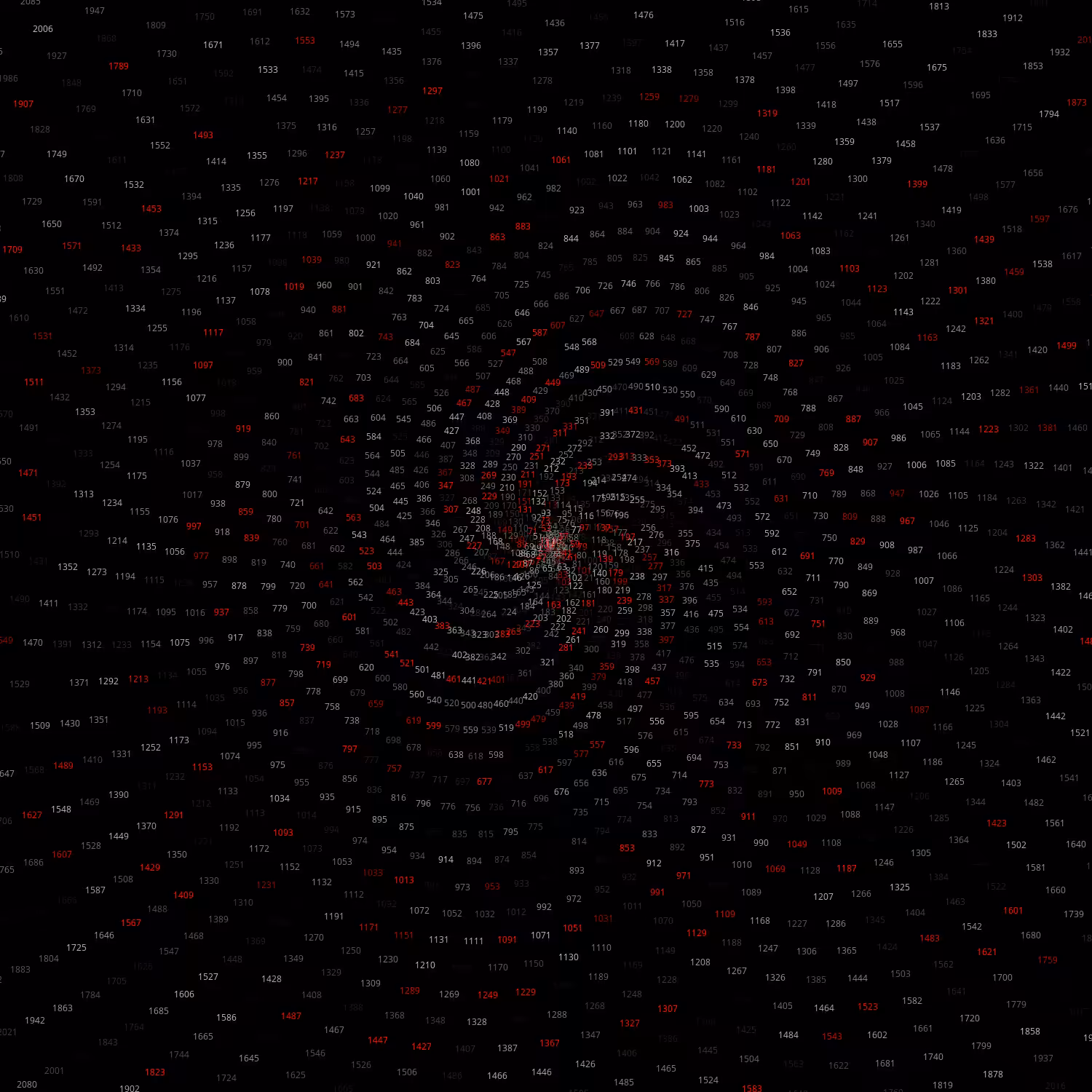 Polar Plot of Numbers #287