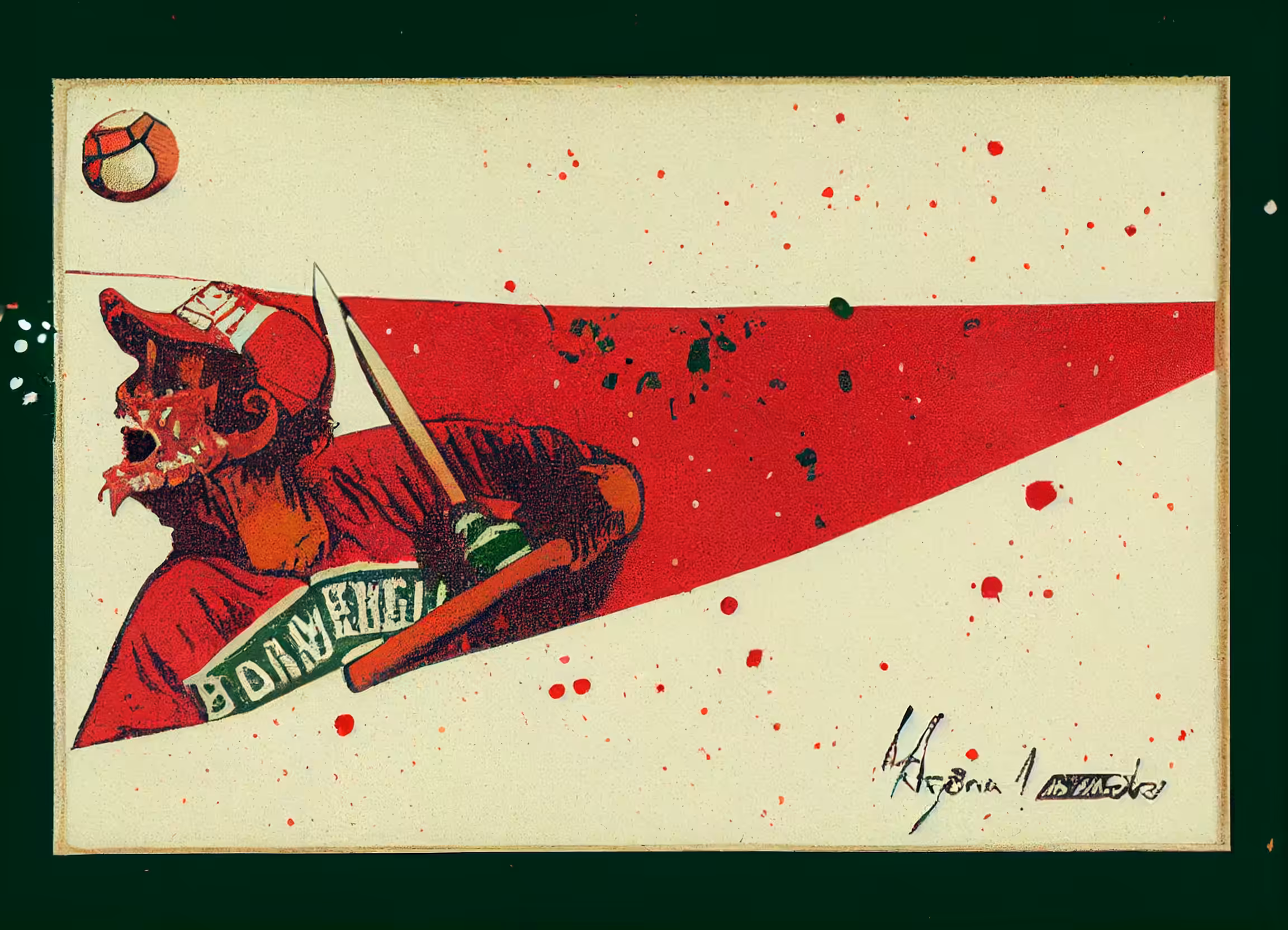 bAIseball is BOOring: bAIsball is BOOring - Zombie Zingers Playoff Pennant