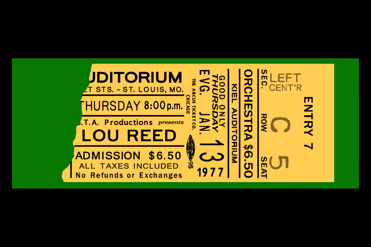 Classic Rock Concert Ticket Stub Generator #8