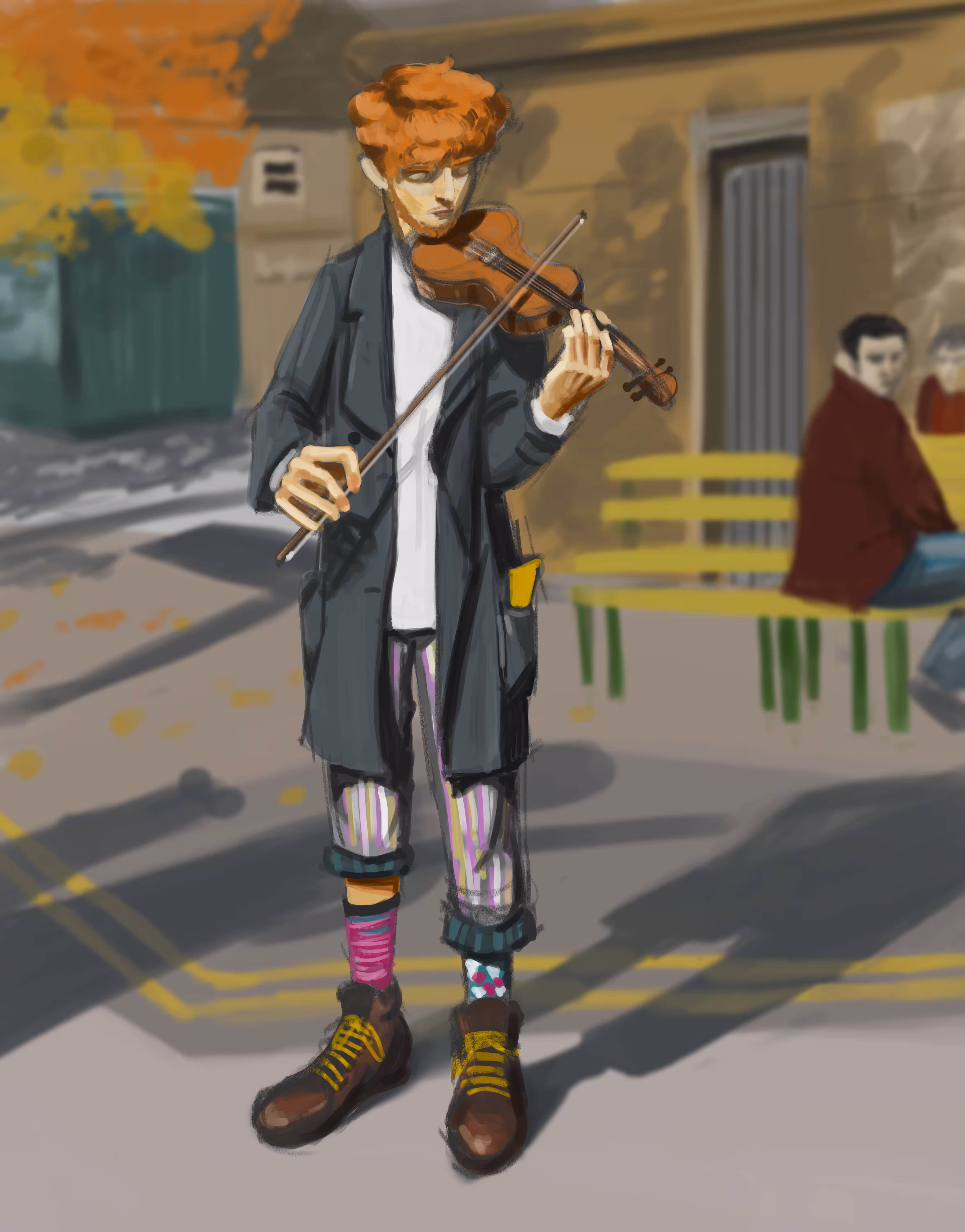 the sound of the violin