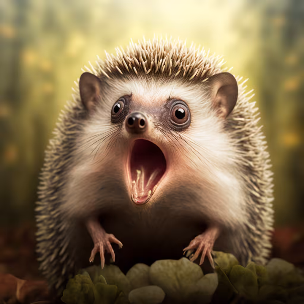 The Hedgehog is in shock