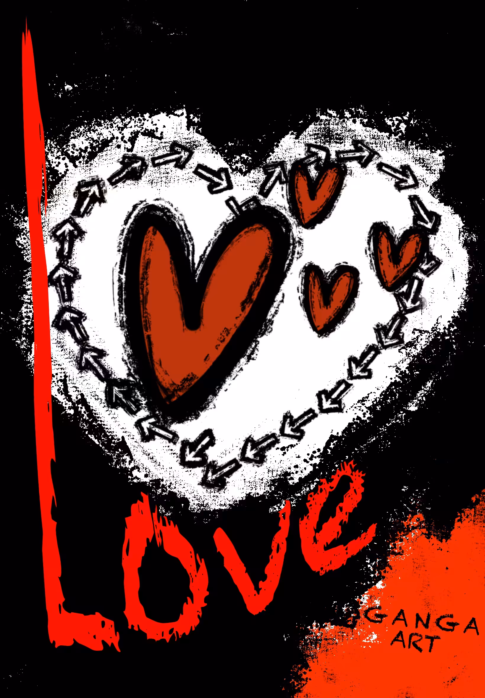 LOVE BY GANGA ART