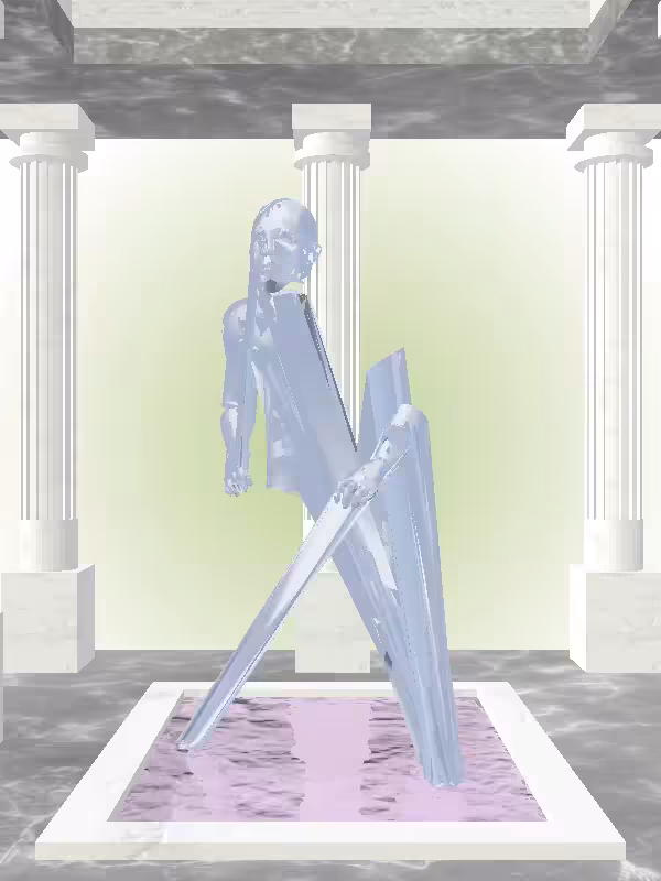 The Kicking Blue Sky Man #987