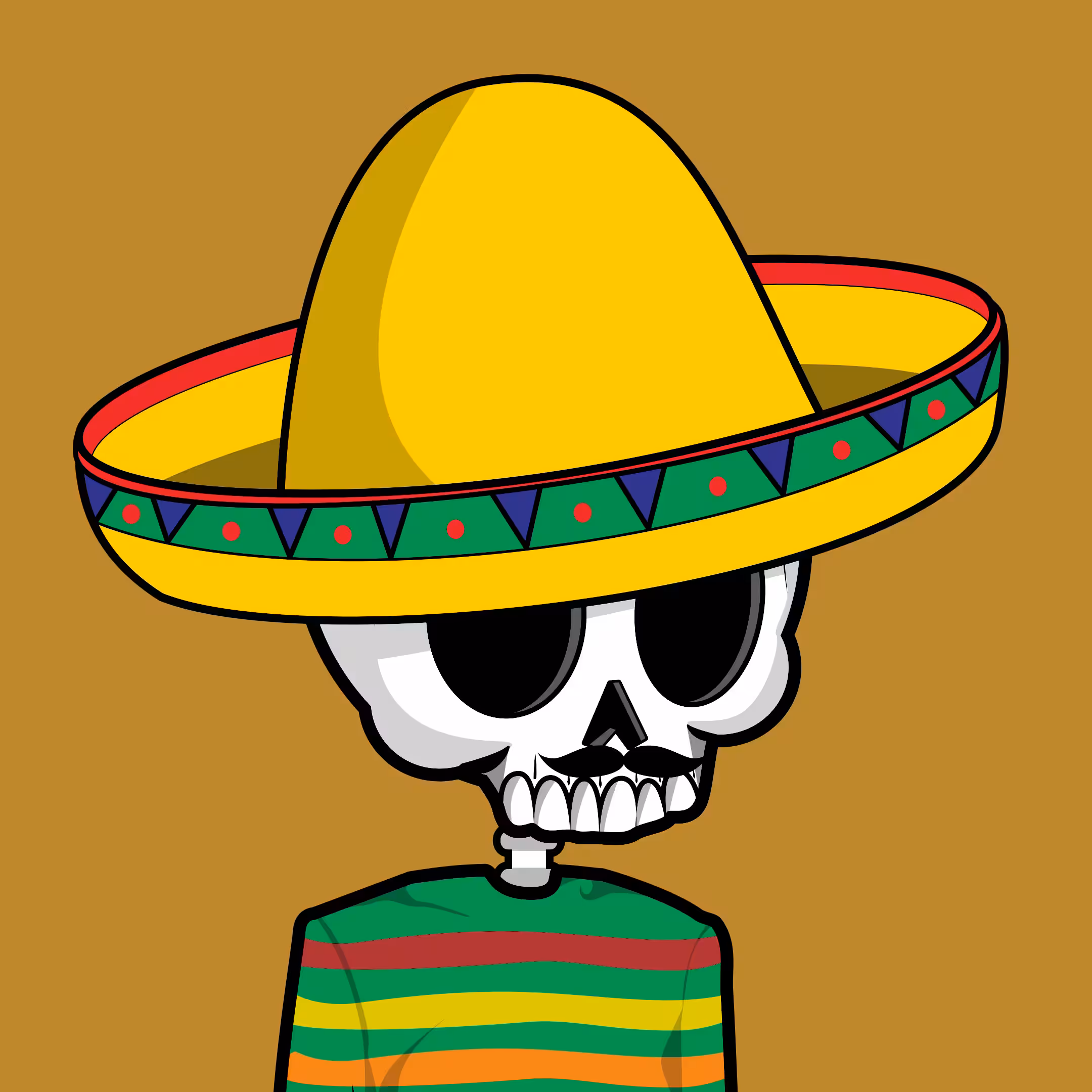Edgar The Skeleton - Sombrero #176