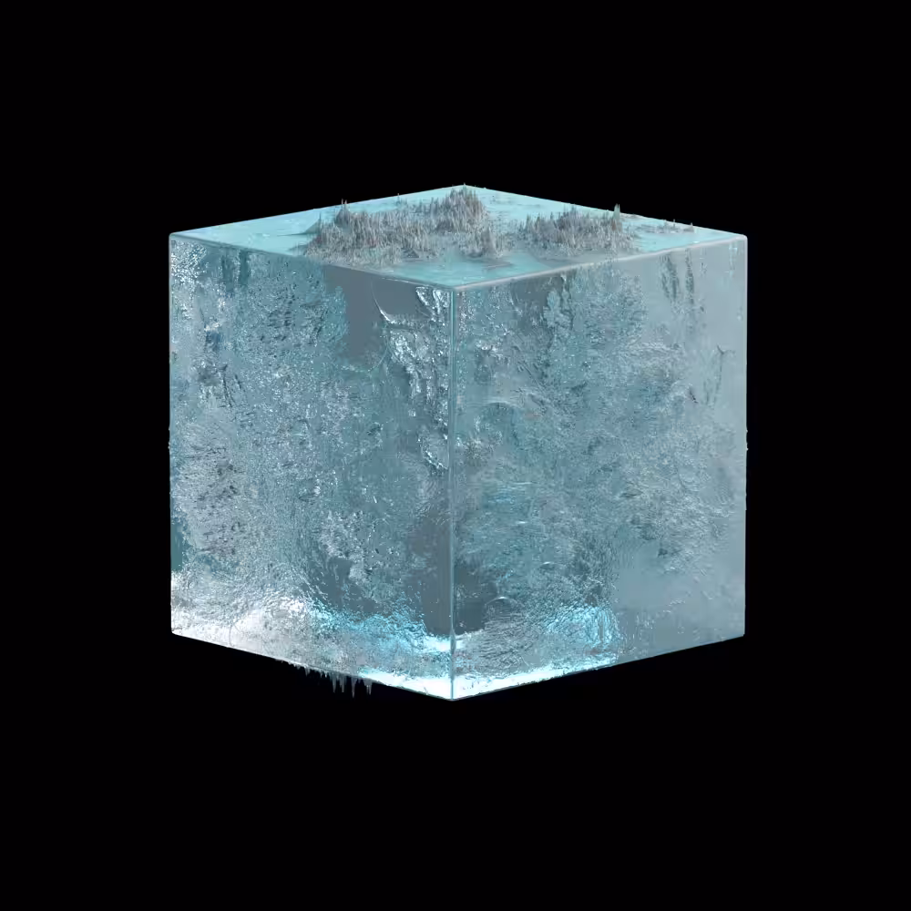 CUBE - ICE GLITCH Style