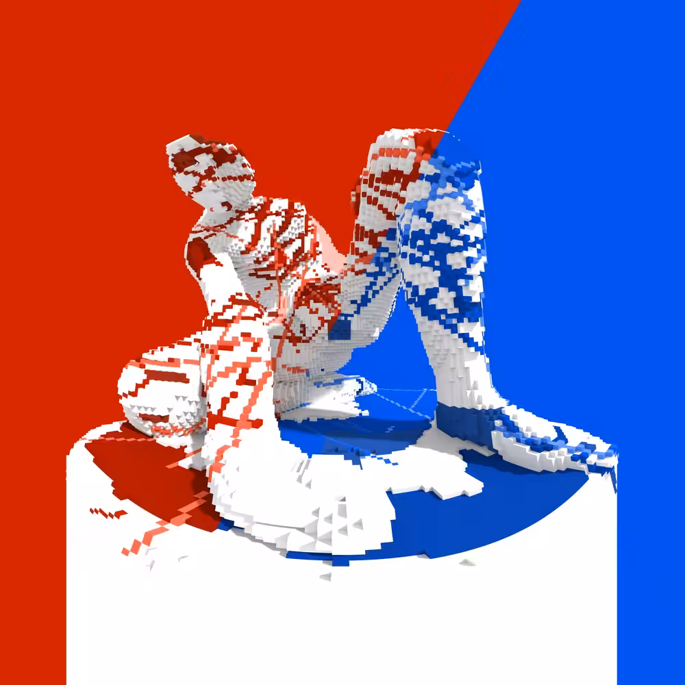 MarbleBoy I (red/blue)