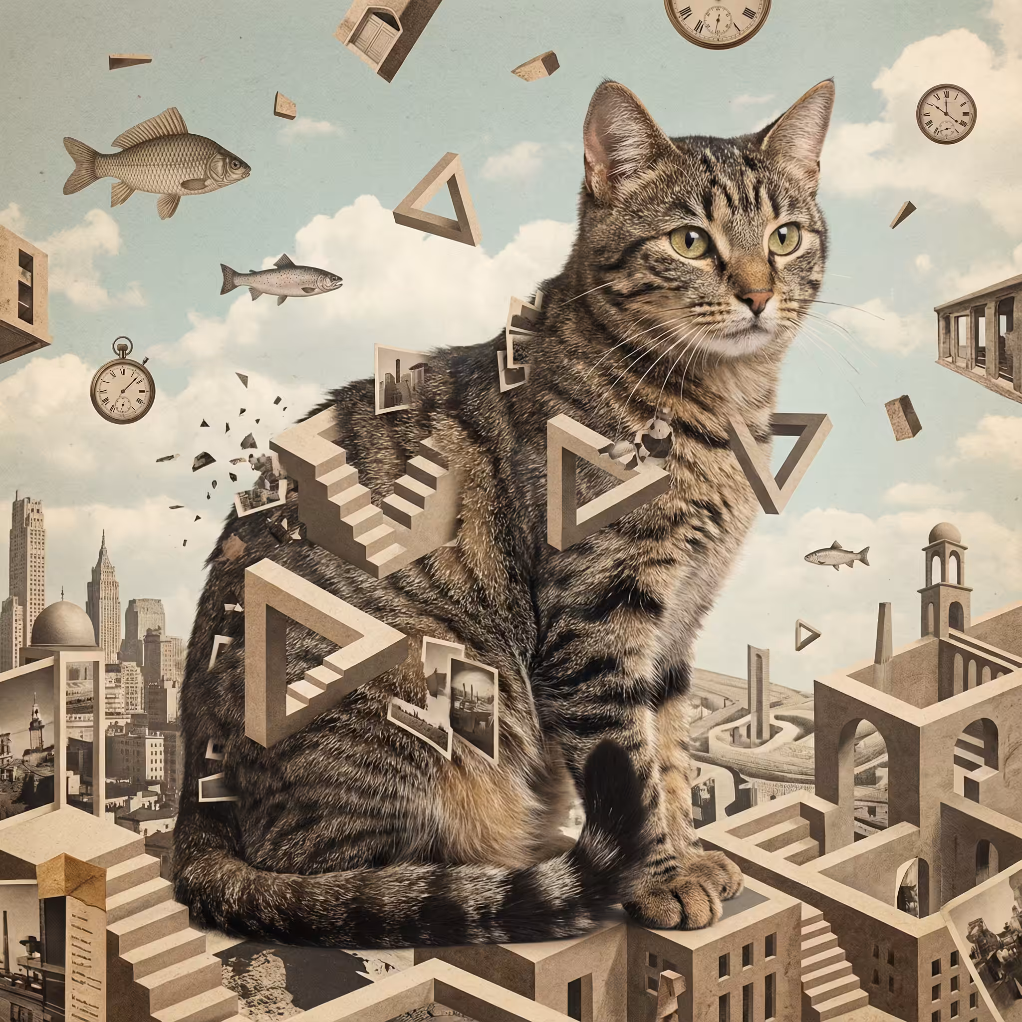 abstract cats #1