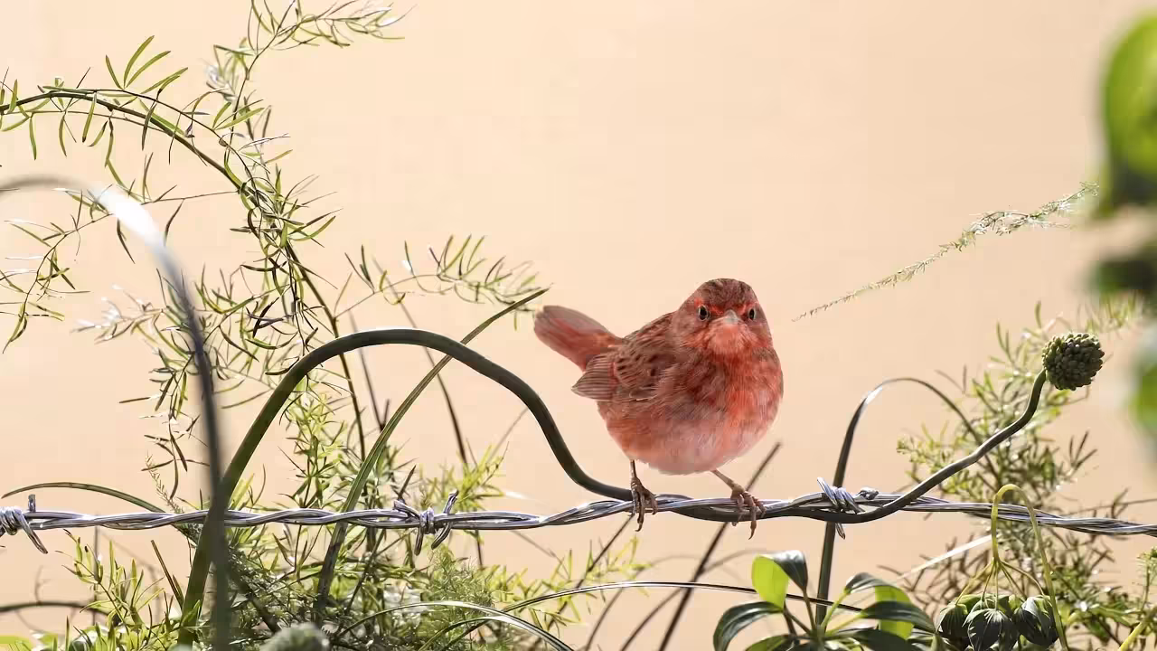 Birds Observations: Rose, In the Tangle