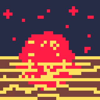 #972 - Night Moon Eruption