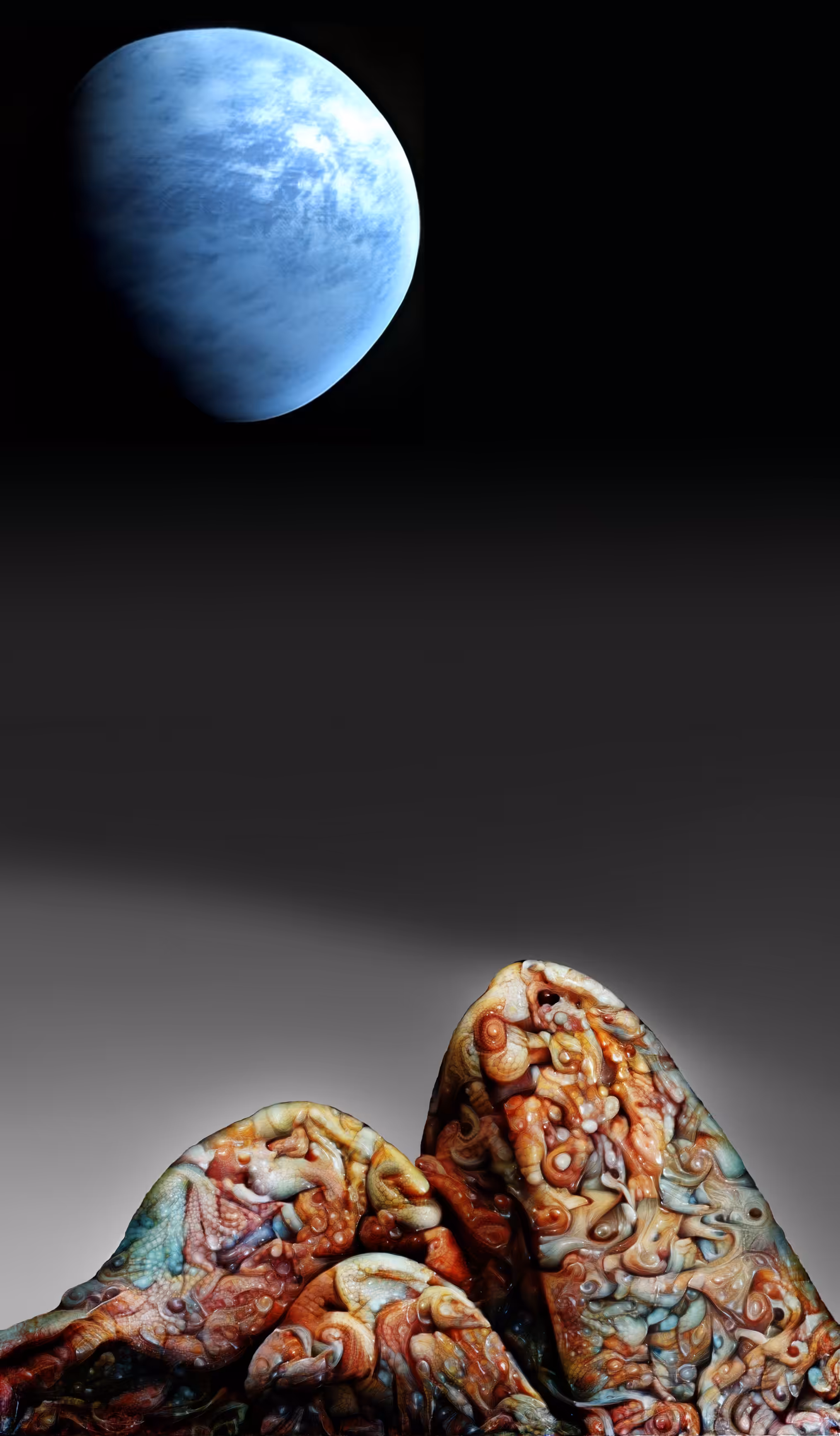 Under a different moon - Alienflesh Landscape V
