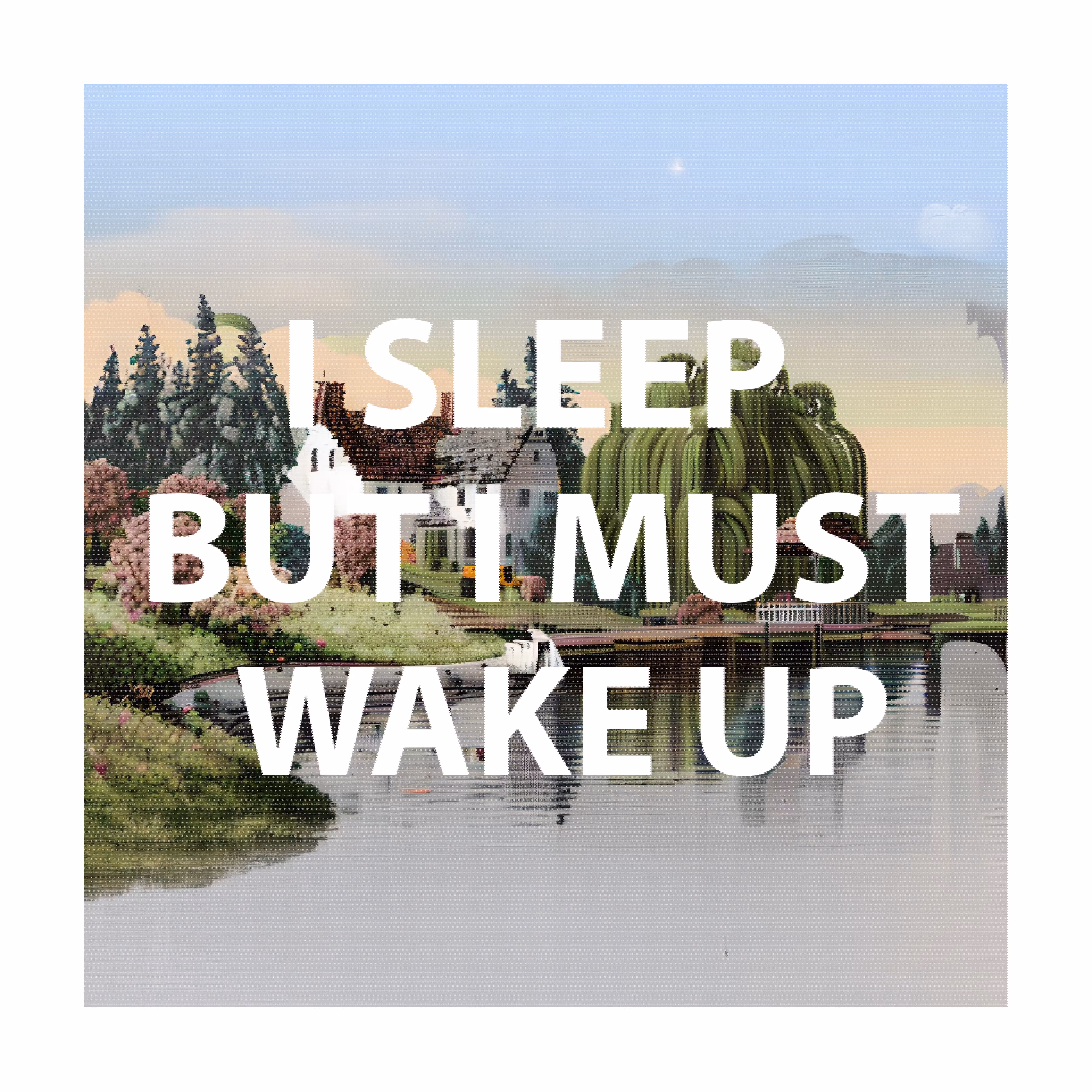 I SLEEP BUT I MUST WAKE UP