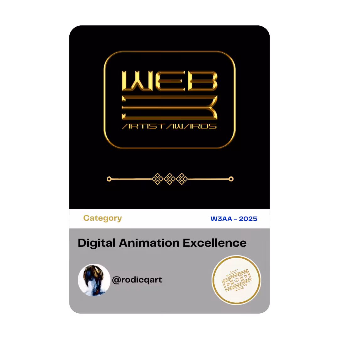 Award 12 - Digital Animation - @rodicqart