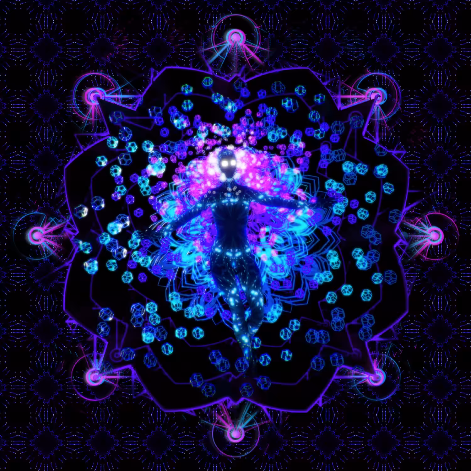 DMT Goddess beacons you... "Dance with me." 