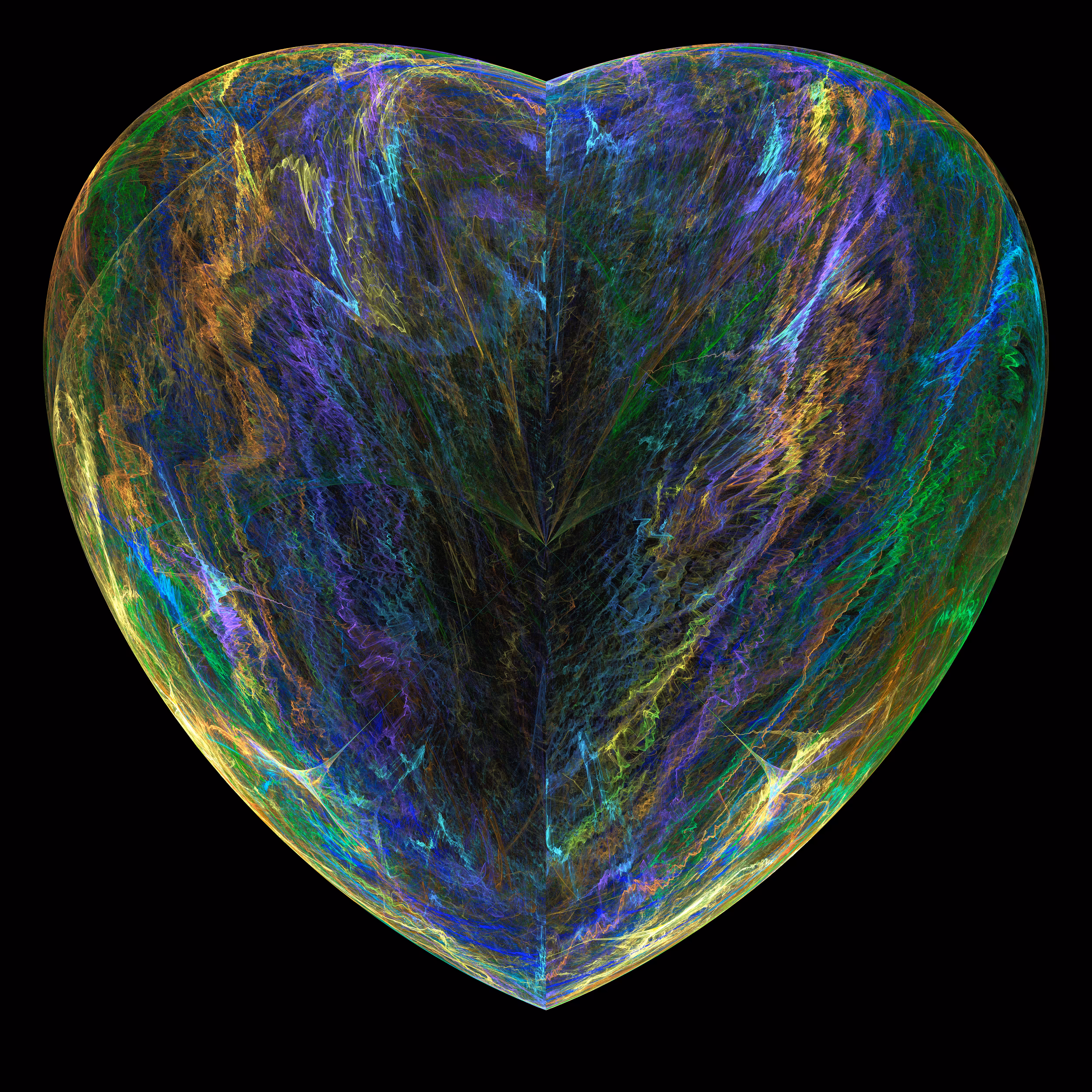 Peacock Heart (Fractal Hearts #0010)